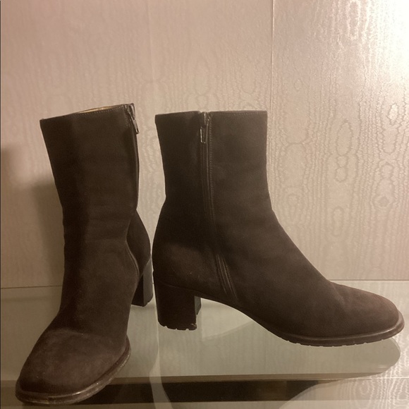 Vero Cuoio Shoes - VERO CUOIO WOMEN BROWN SUEDE BOOTS. SZ 9.5.